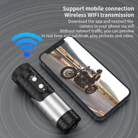 HD 1080P DVR H.265 étanche extérieur vélo moto casque caméra WiFi 4K Sport Action caméra