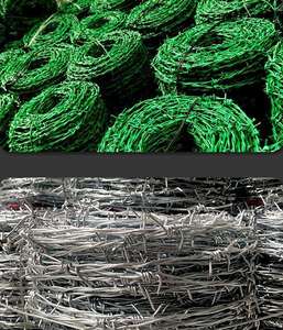 Fil de sécurité barbelé <span class=keywords><strong>anti</strong></span>-salissure scellé pour barrière de sécurité quotidienne en bordure de route rurale - Product Image 2