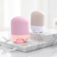 Vente en gros de contenants ovales en PP recyclables pour soins de la peau, stick solaire, stick déodorant, 10g 15g, couleur personnalisée, emballage rechargeable