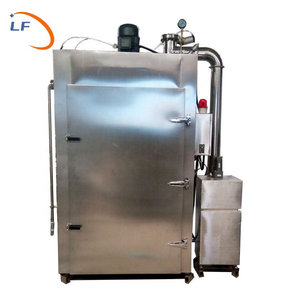 Fumoir électrique commercial automatique de viande de poisson de saucisse d'acier inoxydable de la qualité alimentaire 304 avec le moteur Machine à fumée de grande capacité - Product Image 2