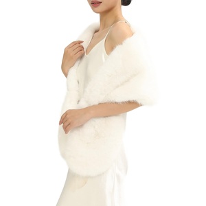 <strong>Fur</strong> Collar Scarf for Women <strong>Faux</strong> <strong>Fur</strong> Scarves Neck <strong>Shrug</strong> for Fall Winter Spring Coat Dress - Product Image 4