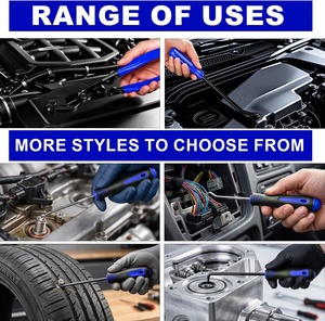 Set di 46 Pezzi di Utensili <span class=keywords><strong>per</strong></span> Rimozione Auto: Pinze, Strumenti <span class=keywords><strong>per</strong></span> Clip, Raschietti <span class=keywords><strong>per</strong></span> Guarnizioni, Pin Telescopici Magnetici <span class=keywords><strong>per</strong></span> Auto - Product Image 6
