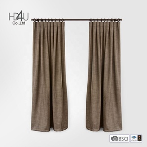 Cortinas de tela opaca 100%, cortina de noche silenciosa para sombra de ventana y hotel - Product Image 6