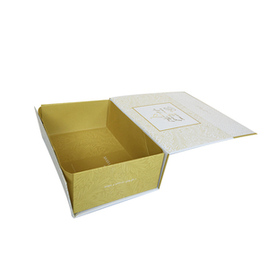 Cierres la ventana tapa plegable paquete de cartón con caja de <span class=keywords><strong>Sushi</strong></span> blanco plegable magnética plana cajas - Product Image 2