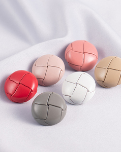 Handmade Leather Covered <strong>Buttons</strong> Multi-Size in Stock Real Leather Wrap Shank <strong>Button</strong> for Clothes Custom <strong>Design</strong> Eco-Friendly - Product Image 1
