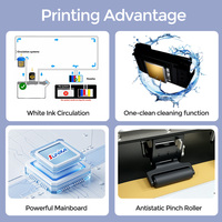 Encre pigmentée pour imprimante DTF XP600 pour personnalisation sur mesure, petite commande, machine de bureau pour entreprise de vêtements personnalisés