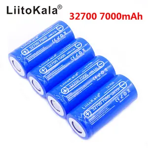 LiitoKala 3.2V 32700 7000mAh 6500mAh LiFePO4 배터리 35A 연속 방전 최대 55A 고전력 배터리