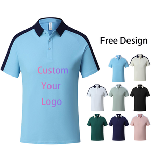 T-shirt de rugby 210 GSM, résistant à l'huile et à l'eau, 55% soie, 45% polyester, logo personnalisé, uniforme de travail, polos unisexes - Product Image 2