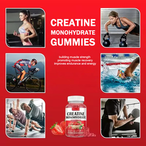 Gomitas de Monohidrato de Creatina 5000mg, Suplementos Naturales con Sabor a Fresa, Etiqueta Privada Personalizada al por Mayor para Adultos - Product Image 3