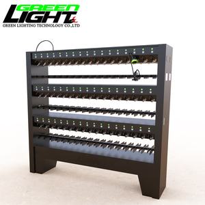 102 punti Mining cap lamp <span class=keywords><strong>charging</strong></span> rack 110-240V Double side Charger rack <span class=keywords><strong>station</strong></span> per cap lamps - Product Image 3