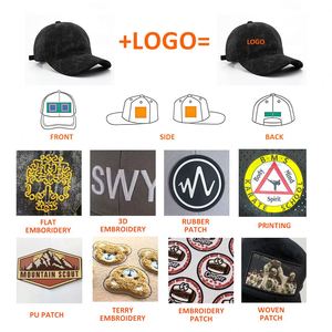 Nueva Gorra de Béisbol Unisex de Pana de Color Sólido para Viajes al Aire Libre, Protección Solar, con Logotipo Personalizado, Gorras de Béisbol Vintage - Product Image 4