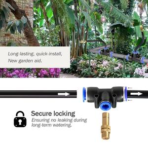 Kit de microirrigación con conexión rápida de latón de 1/2 pulgada para sistema de riego automático y refrigeración de invernaderos - Product Image 1
