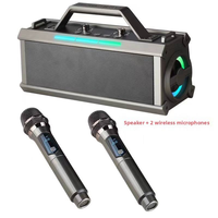 Enceinte portable sans fil professionnelle avec lumières LED RGB pour basses profondes 5.0, étanche pour karaoké en extérieur