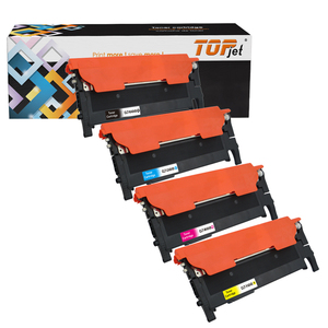 Cartouche de toner couleur compatible Topjet CLT-K404S CLT-C404S CLT-M404S CLT-Y404S 404 404S pour imprimante <span class=keywords><strong>Samsung</strong></span> SL-C430W - Product Image 1