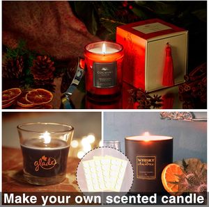 Kit per la creazione di candele: Adesivi per stoppini, Adesivi bifacciali con coda piccola, Adesivi a cera calda per forniture per la creazione di candele - Product Image 3