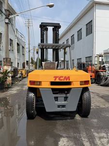 Used TCM FD120 Diesel <b>Forklift</b> Original Japan 12 Ton Heavy <b>Forklift</b> For Port Container Handling - Product Image 3