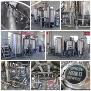 200l 300l 500l 1000l 1500l 2000l Commercial Micro Beer Brewing System Turnkey Brewery Equipment For Sale