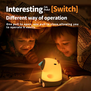 كابيبارا ضوء الليل Snottybara سيليكون أضواء تعمل باللمس ديكور محمول مصباح ليلي حيوان لطيف قابل لإعادة الشحن للأطفال - Product Image 6