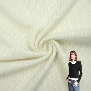 Fabric Supplier Imitation Cashmere RTN rayon polyester nylon spandex knit fabrics For sweater clothing