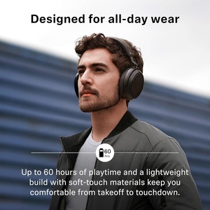 <span class=keywords><strong>Casque</strong></span> audio allemand de précision à conduction osseuse, <span class=keywords><strong>casque</strong></span> sans fil supra-auriculaire, ANC, écouteurs stéréo HiFi Momentum, transducteur dynamique de 42 mm - Product Image 2