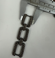 Boucles de chaussures en alliage de zinc métallique écologiques et durables pour femmes, accessoires de chaussures, crochets pour chaussures