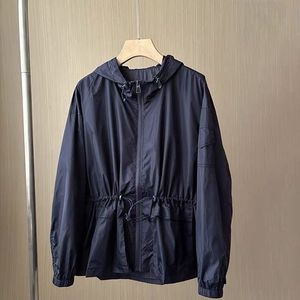 Giacca da Bomber da donna con collo alto con cappuccio impermeabile tinto in vita attillata Slim Fit autunno mamma Casual <span class=keywords><strong>abbigliamento</strong></span> da donna - Product Image 6