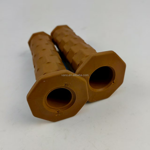 WANOU Classic <span class=keywords><strong>Vintage</strong></span> Motorcycle Cross Grips 22mm Poignées Poignées Marron - Product Image 4