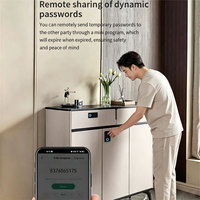 Serrure de meuble Tuya Ble, serrure de tiroir numérique à empreinte digitale, serrure électronique intelligente sans clé pour tiroir de maison ou de bureau