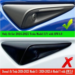 Pour Tesla Model 3/Y 2025 2024, protection de la caméra latérale HW4.0, accessoires de décoration, compatibles avec Tesla Model 3/Y avec HW4.0 - Product Image 2