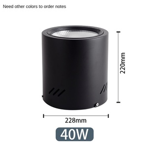 Plafonnier LED 35W IP44 monté en surface rond en aluminium moulé sous pression COB plafonnier alimentation ca - Product Image 2