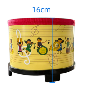 <span class=keywords><strong>Tambour</strong></span> de sol en bois de 8 pouces, style coréen, motif dessin animé, avec peaux de <span class=keywords><strong>tambour</strong></span> en plastique, jouet musical de percussion ludique, 2 maillets inclus, pour les célébrations de carnaval - Product Image 3