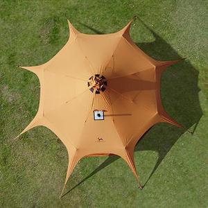 <span class=keywords><strong>Tente</strong></span> de glamping en coton Oxford haut de gamme, <span class=keywords><strong>4</strong></span> saisons, grande <span class=keywords><strong>tente</strong></span> familiale de luxe à triple couche, imperméable, pour le camping en plein air - Product Image 2