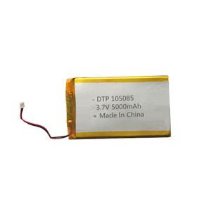 Batería de Iones de Litio de 3.7V y 5000mAh 105085 para Dispositivos Electrónicos, Recargable, de Polímero, Alta Capacidad de Fábrica - Product Image 1
