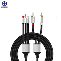 Cadeau promotionnel personnalisé Pilote de câble Micro USB Télécharger le câble de données USB Faisceau de câbles de chargement USB magnétique