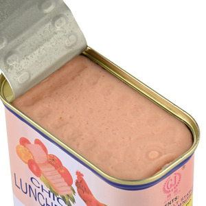 Carne di <span class=keywords><strong>Pollo</strong></span> <span class=keywords><strong>in</strong></span> <span class=keywords><strong>Scatola</strong></span> ad Alto Contenuto Proteico Pronta da Mangiare Certificata Halal 340g 198g - Product Image 5