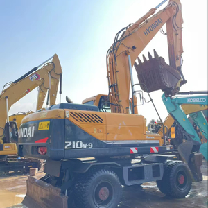 รถขุดฮุนได 210w-9 มือสอง ประหยัดน้ำมัน ชั่วโมงการทำงานต่ำ เครื่องยนต์เกียร์ 21 ตัน คุณภาพรับประกัน - Product Image 1
