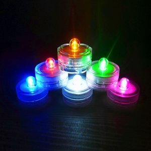 Bougies LED subaquatiques étanches pour mariage, multicolores (lot de 12) - Product Image 1