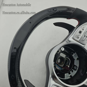 Volant de direction en cuir perforé en fibre de carbone de qualité supérieure pour Mercedes Benz W203 W204 W205, vente chaude - Product Image 5