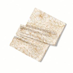Custom Silk Scarf for Women Luxury Soft Lightweight Elegant Floral Print Fashion Accessory <b>Gift</b> Wrap for Ladies Spring Summer - Product Image 1