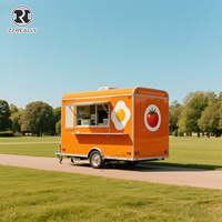 Camion de restauration robuste entièrement équipé pour la vente de poisson frit et de fruits de mer, remorque de traiteur homologuée DOT