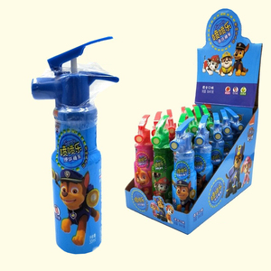 wholesale snack fruit flavor creative toy candy spray liquid sugar spray candy