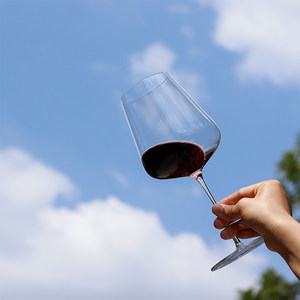 Set di 2 Calici da Vino Borgogna in Cristallo Soffiato a Mano, Stile Europeo, Leggeri con Stelo Sottile, Alternativa <span class=keywords><strong>Zalto</strong></span> - Product Image 5