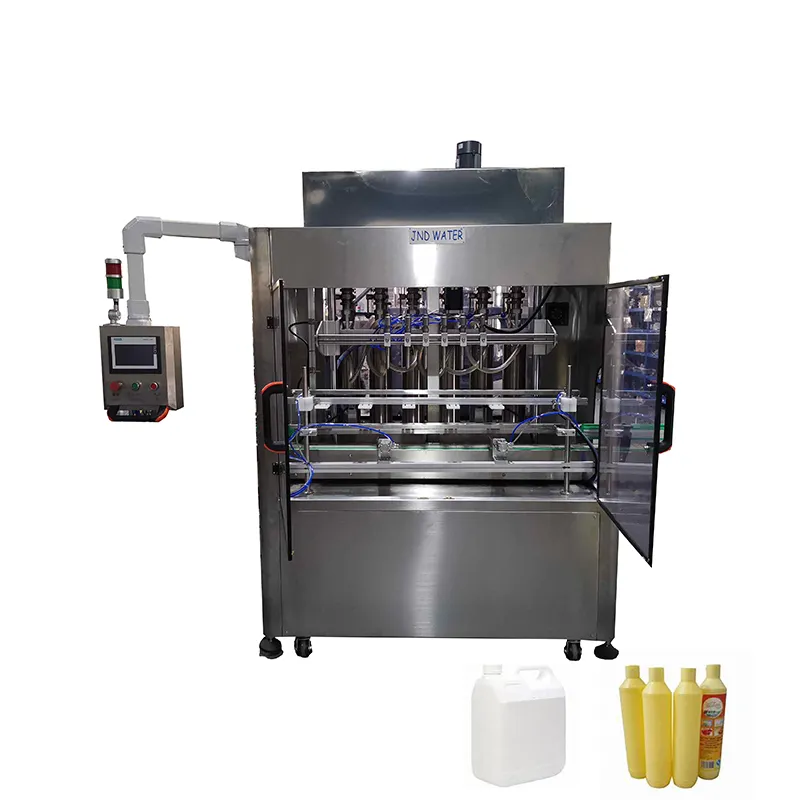 Автоматическая машина для розлива жидкого мыла/шампуня/стирального порошка/масла и упаковочная линия