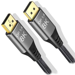 <span class=keywords><strong>Cable</strong></span> <span class=keywords><strong>DisplayPort</strong></span> 8K 60Hz más vendido, ultra alta definición, alta velocidad, 32,4 Gbps, compatible con proyectores, monitores, televisores - Product Image 1