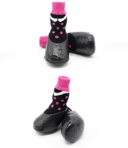 4 antiscivolo materiale TPU trasparente impermeabile zampa cane scarpe pioggia cane stivali - Product Image 6