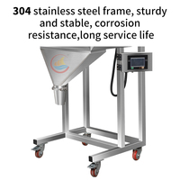 Machine de remplissage de pondération de nourriture de sachet de bouteille de granule de graines de noix de casse-croûte manuelle verticale 10-2500g