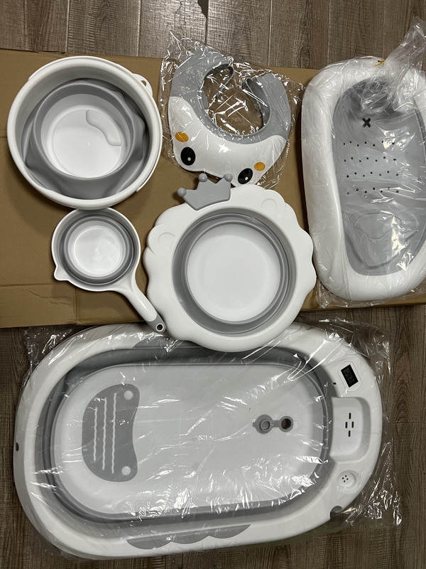 8 Pieces Baby Bathtub Set for