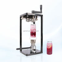 Nouvelle machine de scellage manuelle de boîtes de conserve de 55 mm pour les boissons, les boîtes en papier et en PET - Haute productivité