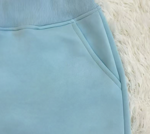 Комплект из двух предметов PEEQI: американский повседневный костюм с длинным рукавом, топ-пуловер и облегающая мини-юбка для женщин - Product Image 6