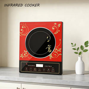 Cuisinière à induction électrique portable 3500W en acier inoxydable avec écran tactile, cuisson rapide, économie d'énergie, cuisinière à induction légère - Product Image 1